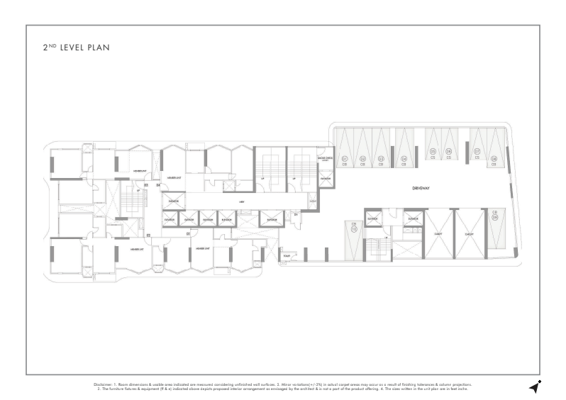 3rd Podium Floor Plan
