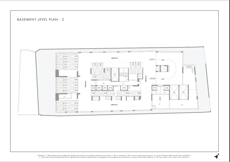 1st Basement Floor Plan