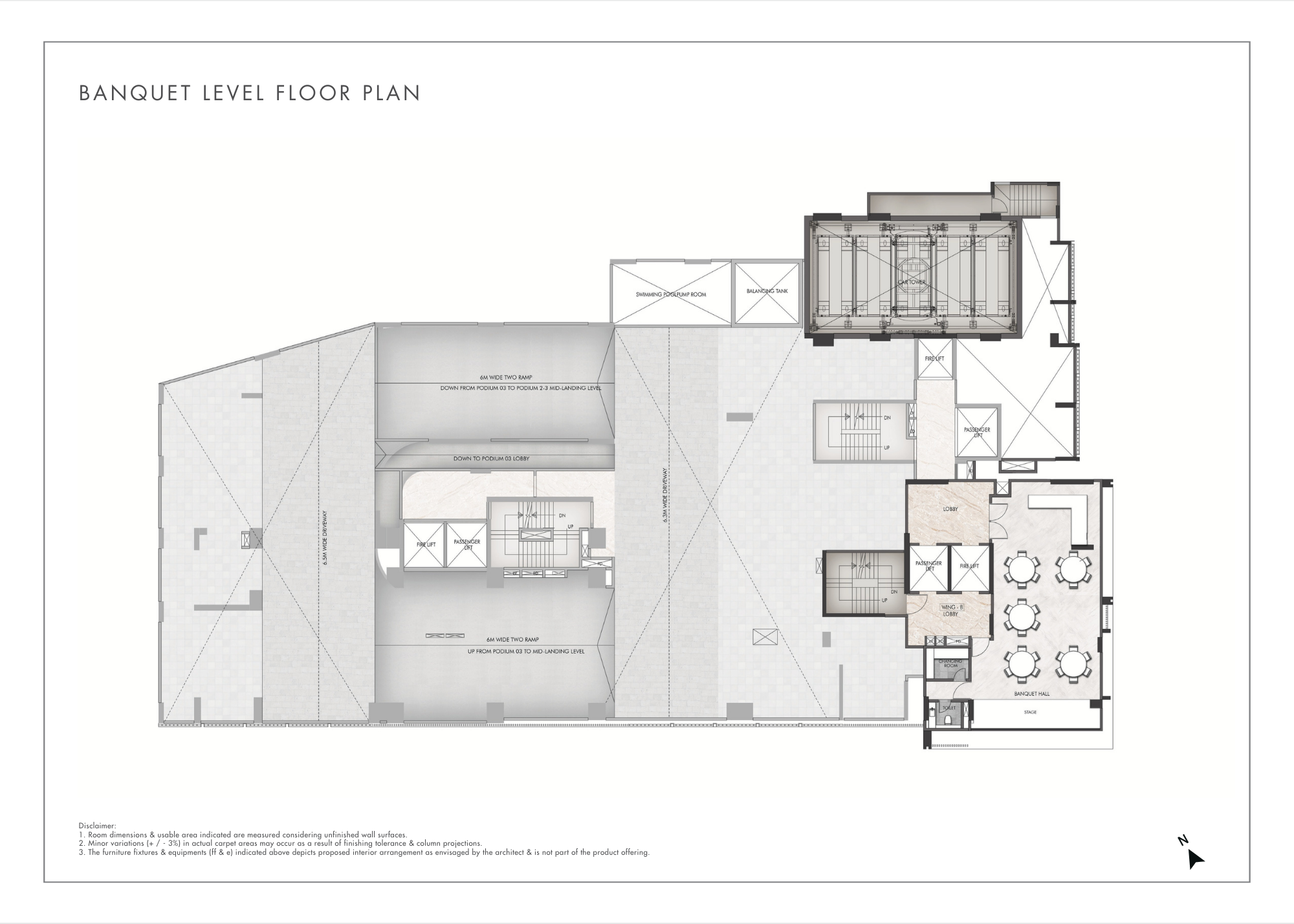 Banquet Level Floor Plan