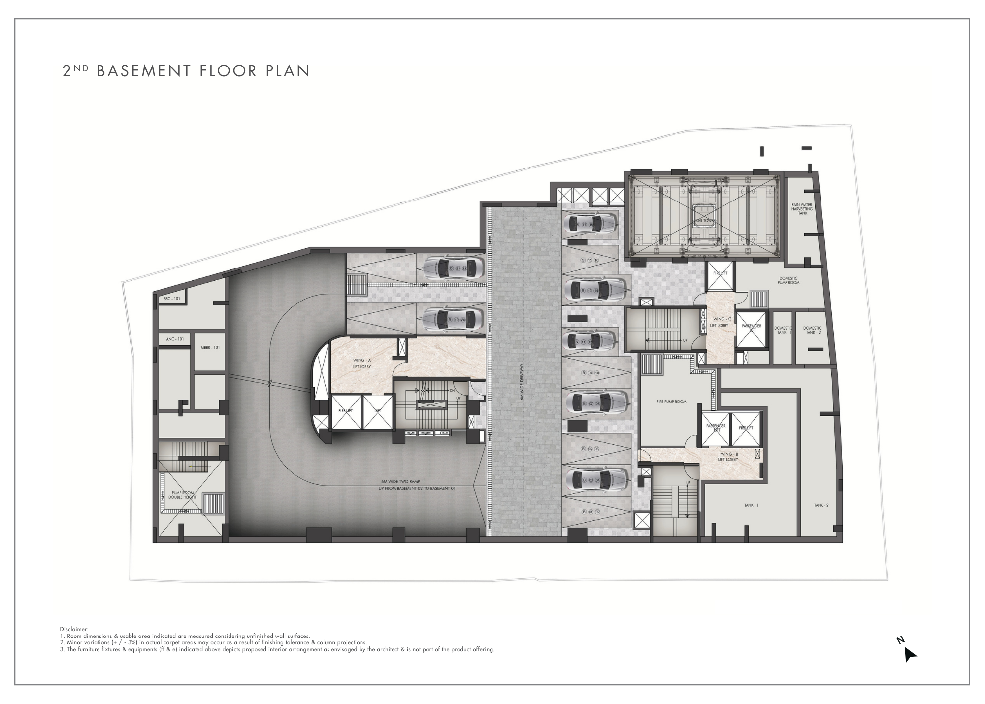 2nd Basement Floor Plan