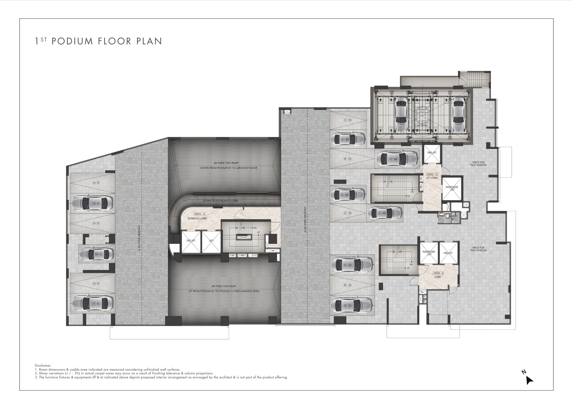 2nd Podium Floor Plan
