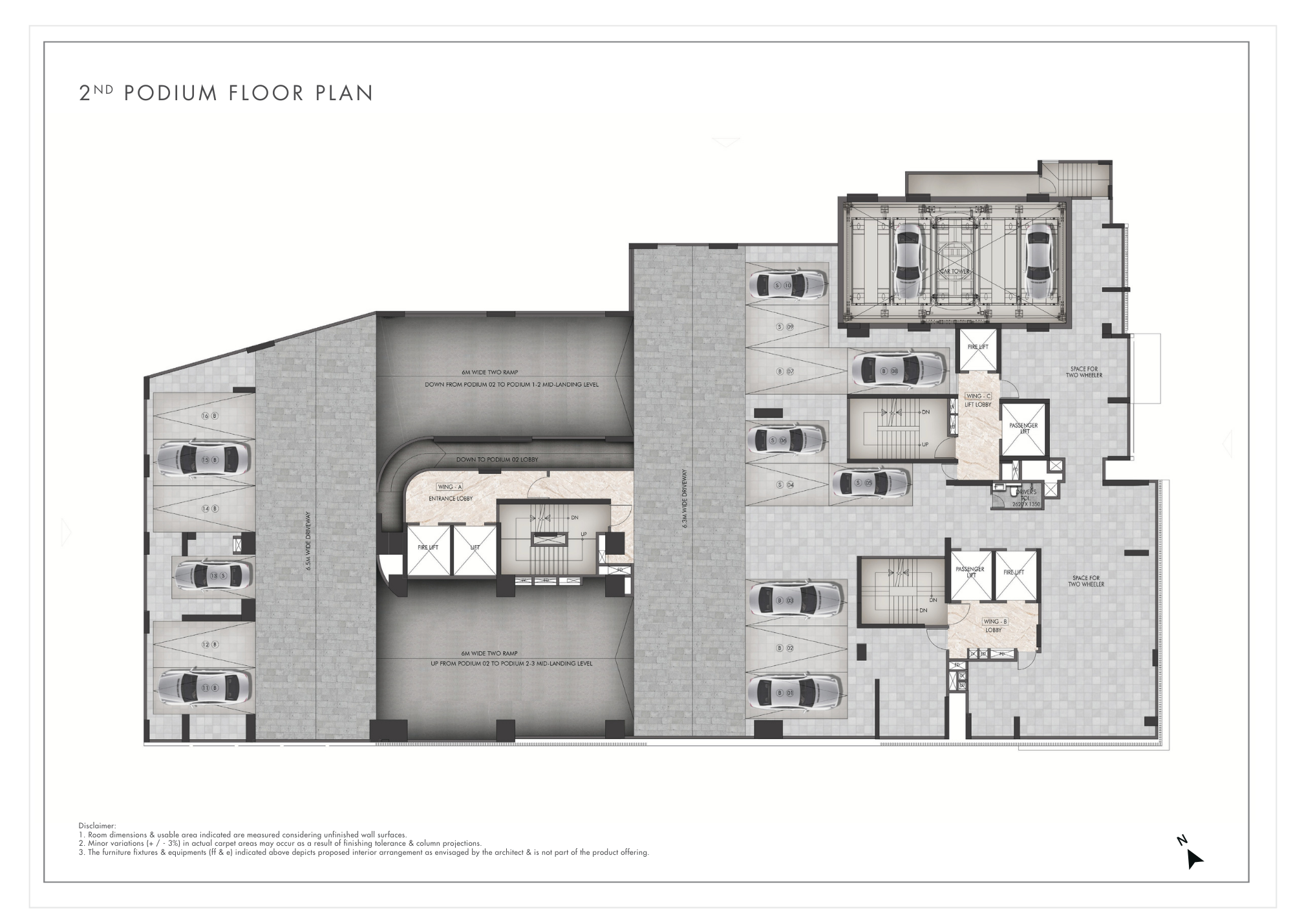 2nd Podium Floor Plan